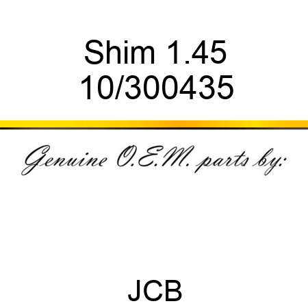 Shim, 1.45 10/300435