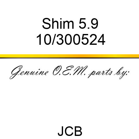 Shim, 5.9 10/300524