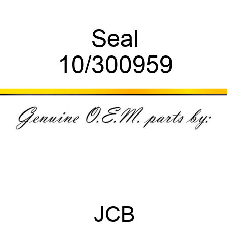 Seal 10/300959
