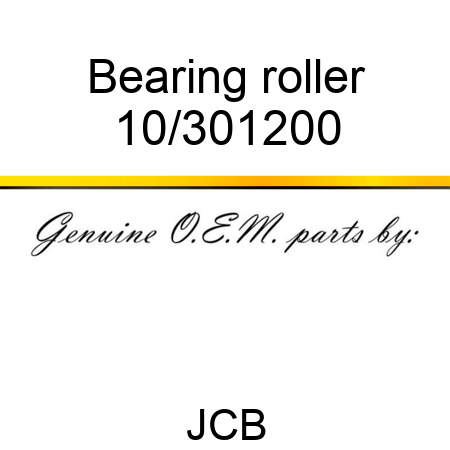 Bearing, roller 10/301200