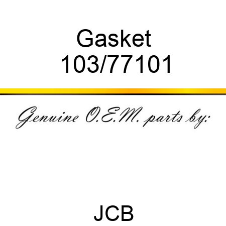 Gasket 103/77101