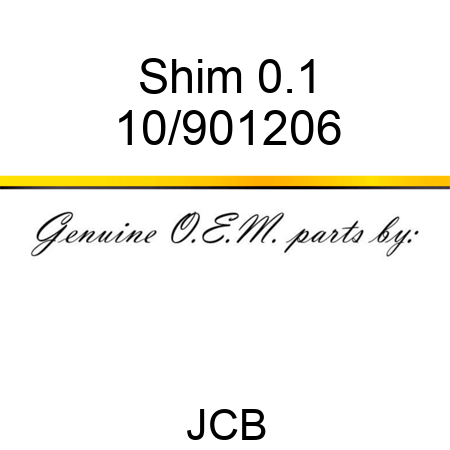 Shim, 0.1 10/901206
