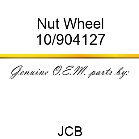 Nut, Wheel 10/904127