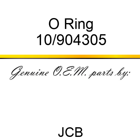 O Ring 10/904305