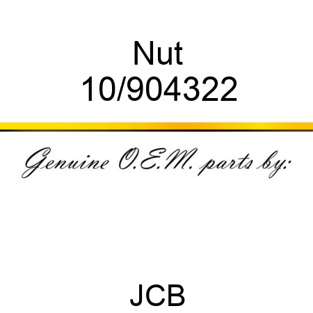 Nut 10/904322