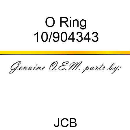 O Ring 10/904343