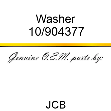 Washer 10/904377