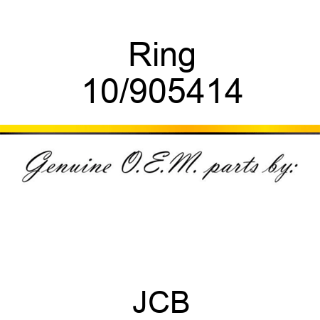 Ring 10/905414