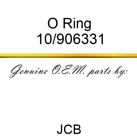 O Ring 10/906331