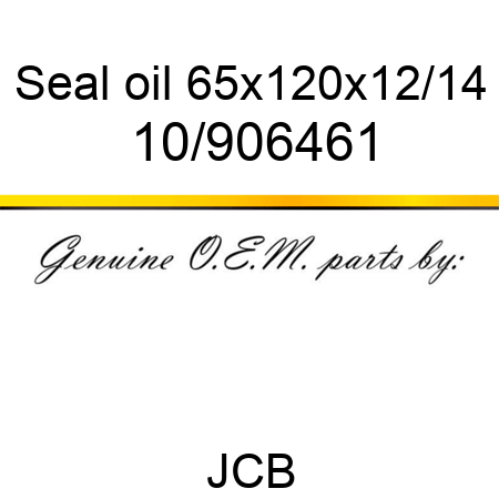 Seal, oil, 65x120x12/14 10/906461