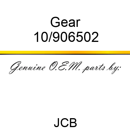 Gear 10/906502