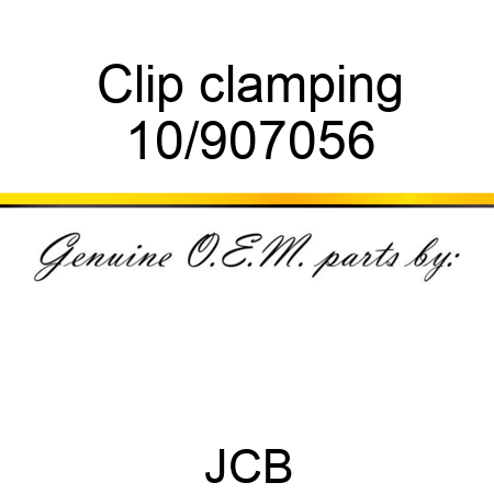 Clip, clamping 10/907056