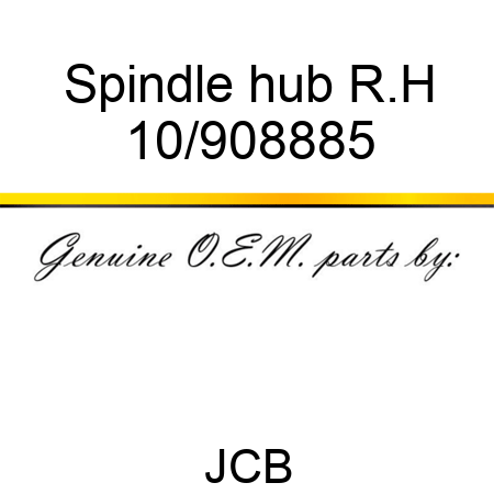 Spindle, hub, R.H 10/908885
