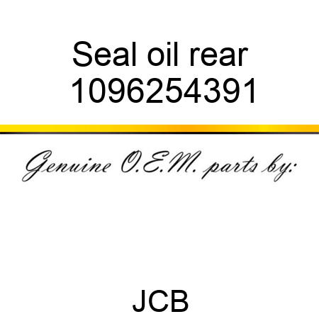 Seal, oil, rear 1096254391