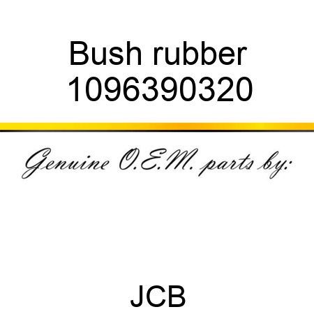 Bush, rubber 1096390320