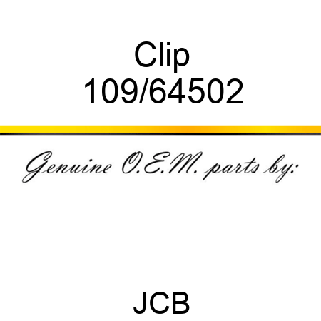 Clip 109/64502