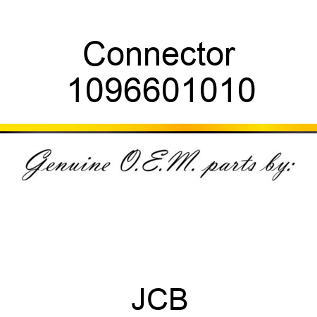Connector 1096601010