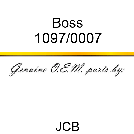 Boss 1097/0007