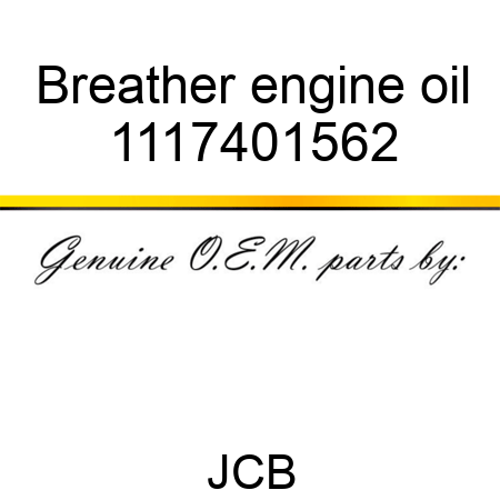 Breather, engine oil 1117401562