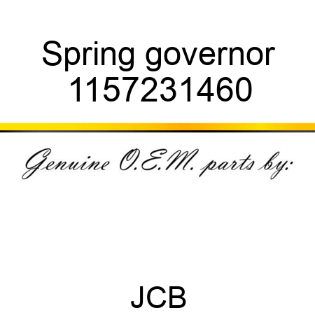 Spring, governor 1157231460