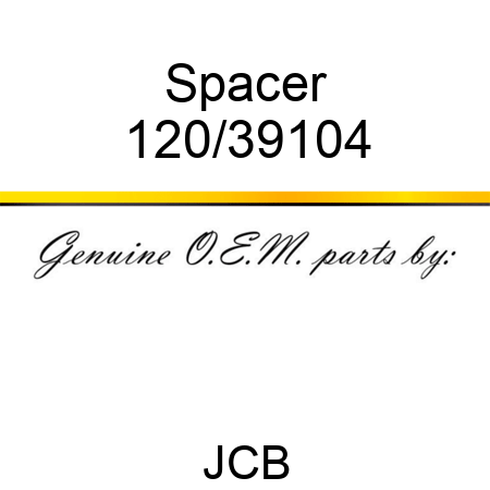 Spacer 120/39104