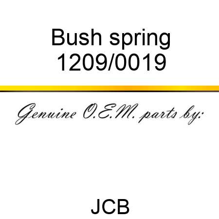 Bush, spring 1209/0019