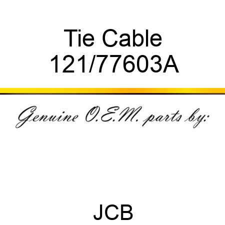 Tie, Cable 121/77603A