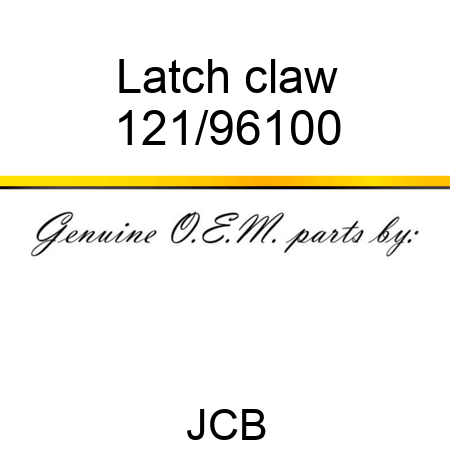 Latch, claw 121/96100
