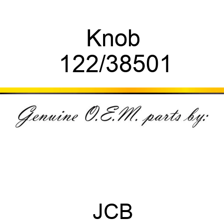 Knob 122/38501