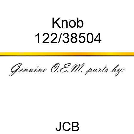 Knob 122/38504