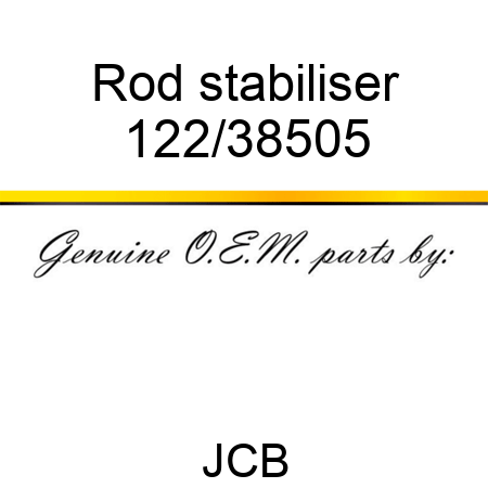 Rod, stabiliser 122/38505