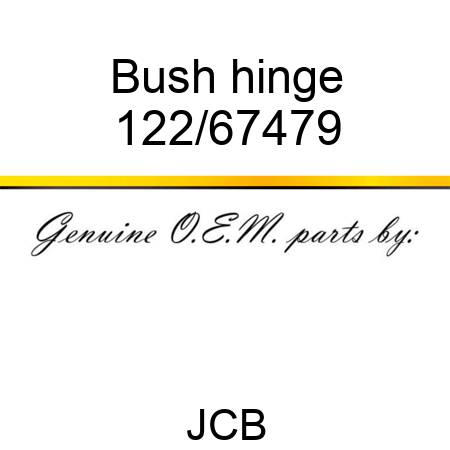 Bush, hinge 122/67479