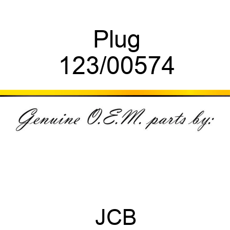 Plug 123/00574