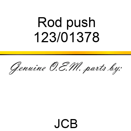 Rod, push 123/01378