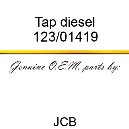 Tap, diesel 123/01419