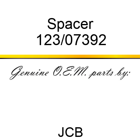 Spacer 123/07392