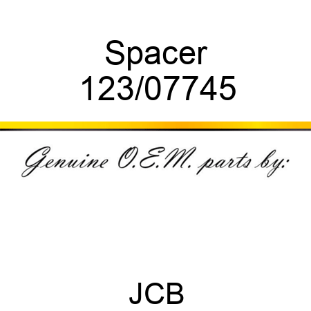 Spacer 123/07745