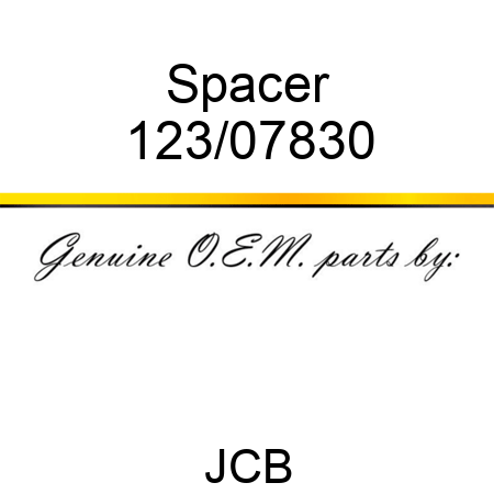 Spacer 123/07830