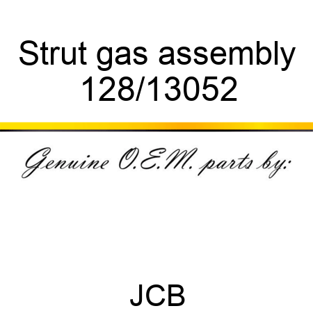 Strut, gas, assembly 128/13052