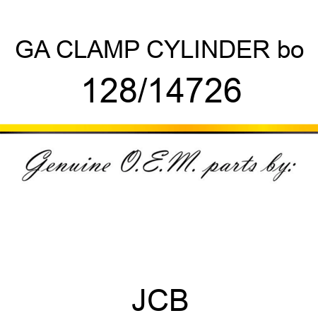 GA CLAMP CYLINDER bo 128/14726