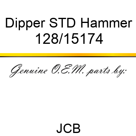 Dipper, STD, Hammer 128/15174