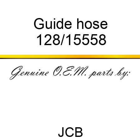 Guide, hose 128/15558