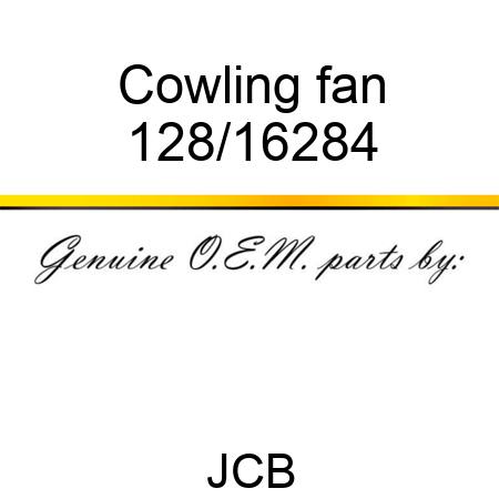 Cowling, fan 128/16284