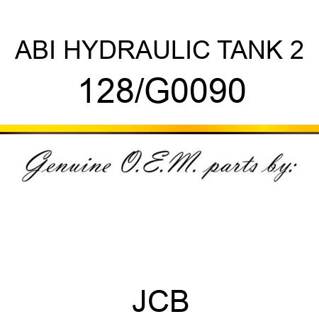 ABI HYDRAULIC TANK 2 128/G0090