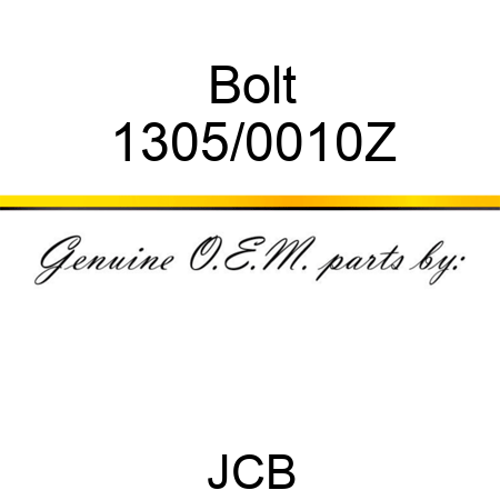 Bolt 1305/0010Z