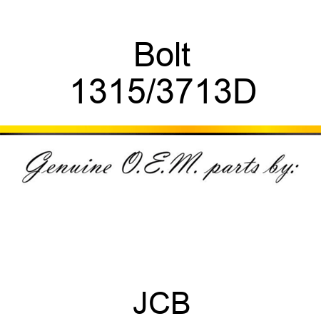 Bolt 1315/3713D
