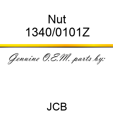 Nut 1340/0101Z