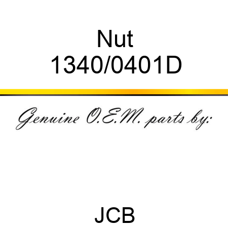 Nut 1340/0401D