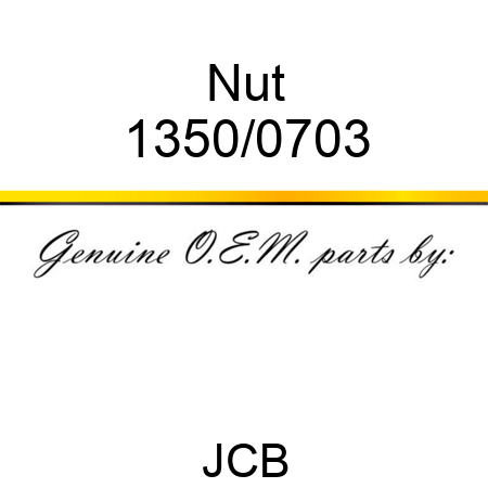 Nut 1350/0703