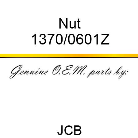Nut 1370/0601Z